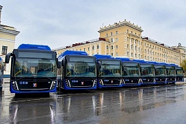 В сентябре на улицы Норильска выйдут 11 новых газовых автобусов «Северобус».