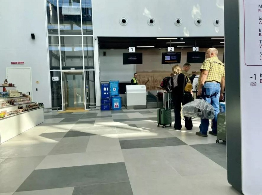 Новый терминал аэропорта начал тестовую эксплуатацию